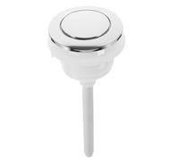 TOYANDONA Bouton de Chasse D'eau Unique Couleur Argentée pour Réservoir de Toilettes, Design Robuste en Abs, Facile à Démonter ou Couleur Aléatoire Adapté pour Siège de