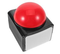 TOYANDONA Bouton Sonore de Réponse pour Jeux Interactifs avec Buzzer Lumineux, Boîtier Plastique Léger, Buzzer de Quiz pour Soirées et Compétitions Ludiques