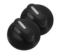 TOYANDONA Boutons de Commande Accessoires de Cuisine Universels en Plastique Abs Lot de 2 Installation Simple et Entretien Facile Axe 6mm pour Four et Cuisinière
