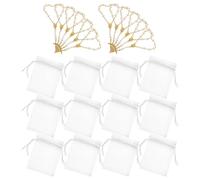 TOYANDONA Bracelet Chapelet Croix Catholique Mini Présents Baptême Communion Mariage, Lot 12 Ensembles 24 Pièces, Bijoux Poignet Universels, Style Religieux Minimaliste, Perles Pleine Lune