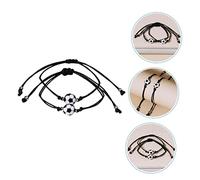 TOYANDONA Bracelet de Football Ajustable pour Couple Bracelet Sportif à Lusure Accessoire Chic pour Garçons et Filles