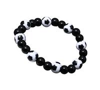 TOYANDONA Bracelet de Perles de Football pour Hommes Accessoire Sportif Élégant pour de Football pour Anniversaire Fête Saint Valentin et Noël