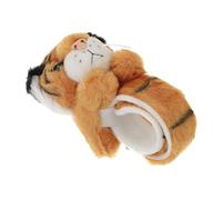 TOYANDONA Bracelet de tigre bracelet d'amitié bracelets à claque bracelets à pression pour enfants bracelet claque d'anniversaire groupe de gifles d'animaux Bracelets à coton pp Jaune
