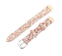 TOYANDONA Bracelet Montre Connectée à Paillettes pour Tracker Inspire Bracelet Remplacement Skin-friendly Élégant et Confortable pour Femme Accessoire Montres Intelligentes Rosé