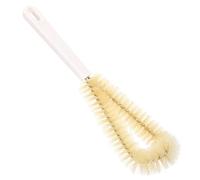 TOYANDONA Brosse à Bouteille Tasse 90° En Poils Sûrs Manche Long Rigide, Nettoyant Pour Biberon Et Verre, Nettoyage La Cuisine Pour Verre Plastique Céramique, Outil Pratique Polyvalent