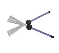 TOYANDONA Brosse à Tambour Rétractable Acier pour Batterie Jazz Balai Ajustable avec Manche Antidérapant Accessoires Percussion pour Performances Naturelles