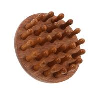 TOYANDONA Brosse de Massage du Cuir Chevelu en Bois Dragon et Phénix, 28 Dents Larges Antistatiques, Peigne Démêlant Manuel pour Femmes et Hommes, Stimulation des Méridiens, Soin Apaisant