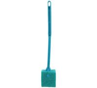 TOYANDONA Brosse de Nettoyage Double Face pour Aquarium à Tortues Verte 40 Cm, Grattoir à Algues et Brosse Souple, Accessoire Multifonction pour Vitres et Fond D’Aquarium en Verre, Outil