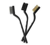 TOYANDONA Brosse de Nettoyage pour Aquarium 3 Pièces en Acier Inoxydable, Manche Long Ergonomique, Éliminateur D’algues, Outil Pratique pour Entretien Quotidien des Aquariums en Verre