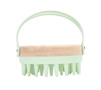 TOYANDONA Brosse Massage Chevelu Silicone pour Shampooing Brosse Douce pour Types de Cheveux Nettoyant et Exfoliant Chevelu Vert pour Massage Relaxant