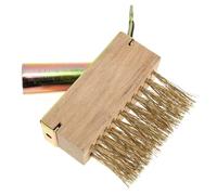 TOYANDONA Brosse Métallique de Désherbage Fil Acier Dur pour Jardin et Terrasse, Manche Long, Tête Grattoir et Crochet, Outil de Nettoyage des Joints et Élimination Mousse, Usage Extérieur Jardinage