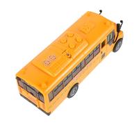 TOYANDONA Bus Scolaire pour Garçon Fille de Éducatif Sons et Lumières de Simulation de Bus Portable pour Amusement et Stimulation de Imagination