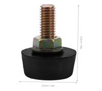 TOYANDONA Butoir de Capot Ajustable pour Bumper Stop Ajusteur Compatible Véhicule Mécanisme de Verrouillage de Capot Anti-vibration et Sécurisé Accessoire Auto Essentiel