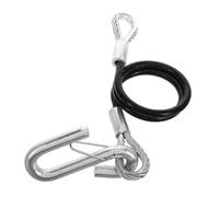 TOYANDONA Câble de Sécurité Remorquage Acier Ressort Auto-rétractable avec Crochet Câble Robuste pour Attache Remorque Camion SUV ATV Tracteur