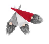 TOYANDONA Cache Bouteille Vin Noël 3pcs en Non-tissé Forme Chapeau de Noël Décoration Festive pour Fête et Banquet Habillage Bouteille de Vin Rouge