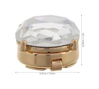 TOYANDONA Cache-Boutons pour Chemise Femme Alliage Accessoires Élégants pour Tenue Formelle Boutons de Manchette Brillants pour Événements Habillés