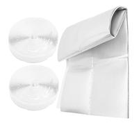TOYANDONA Cache Isolant pour Ventilateur de Grenier 129 X 95 Cm, Film Aluminium Étanche à L'air, Joint D'étanchéité pour Grilles D'aération de Plafond, Adapté Combles et Ventilation