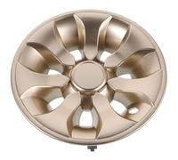 TOYANDONA Cache Moyeu de Roue de Golf Cart 8 Pouces, Or, Plastique Alliage | Remplacement, Usage Extérieur, Installation Rapide, Protège Humidité et Poussière de Frein