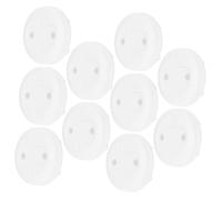 TOYANDONA Cache-Prises Électriques Sécurisés pour Bébé 10Pcs Protection Électrique de Sécurité en Plastique Faciles à Installer pour Maison Protection pour Garçon et
