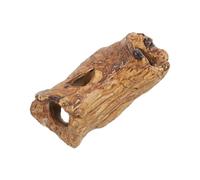 TOYANDONA Cachette Aquarium Céramique Arbre Racine Décor Naturel Grotte Crevettes Poissons Frai Reptile Cave Hideout Compatible Élevage