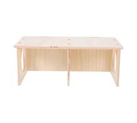 TOYANDONA Cachette pour Hamster À Plusieurs Chambres : Labyrinthe en Bois, Maison pour Hérissons, Cabane Amovible, Salle De Réunion, Tunnel, Jouets D'exploration, Accessoires pour