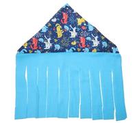 TOYANDONA Cachette pour Hamster en Coton Design à Pampilles, Forme d'angle pour Petit Coin de Cage, Offre Un Espace de Repos Suspendu et Confortable