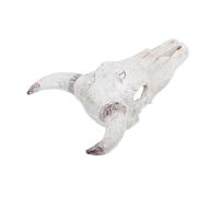 TOYANDONA Cachette Résine pour Reptile Décoration Crâne pour Aquarium De Serpent Abri pour Gecko Accessoire pour Terrarium Os pour Tortue Élément Unique pour Configuration De Reptiles Habita