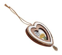 TOYANDONA Cadre Photo Miniature Bois Non Forme De Cœur Pour Décoration De Saint-valentin Accessoire De Décor Pour Maison Et