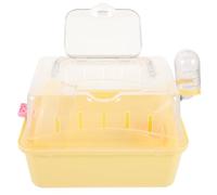 TOYANDONA Cage de Transport Hamster Portable Transparente avec Ventilation Boîte de Voyage Sécurisée pour Petits Animaux comme Cochons Gerbilles Hérissons et Écureuils