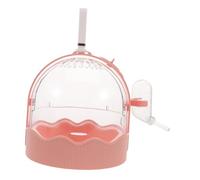 TOYANDONA Cage de Transport pour Petits Animaux avec Bouteille Eau Étui Portable pour Hamster Gerbille Autres Rongeurs Sécurisée