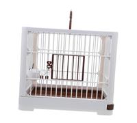 TOYANDONA Cage de Voyage pour Oiseaux avec Perchoir Transport Pratique pour Perroquets et Autres Oiseaux Cage Extérieure pour et