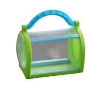 TOYANDONA Cage pour Garçon et Filles Portable Verte avec Poignée de Transport, Maison D'exploration des Insectes pour Jeux Extérieurs, Boîte D'observation Légère pour Découverte Nature