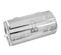 TOYANDONA Cages Rotatives en Acier Inoxydable Antirouille pour Barbecue, Panier à Griller Cylindrique 12×23 CM, Cuisson de Légumes et Noix au Four Électrique Domestique