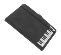 TOYANDONA Cahier Musical A6 Noir avec Couverture Pu et Papier pour Notes