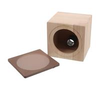 TOYANDONA Caisson de Haut-Parleur Audio Portable en Bois 5 Pouces pour Voiture et Camion, Enceinte Acoustique Compacte pour Amélioration des Basses et Sonorité Haute Fidélité, Accessoires