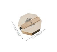 TOYANDONA Cajon de Voyage Octogonal Portable avec Design Mandala Caisse Acoustique pour Pratique Musicale Petites Réunions et Performances Variées