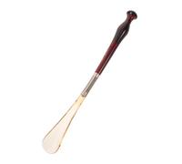 TOYANDONA Cale-pied Long en Bois Naturel avec Large Embout pour Chaussures et Bottes, Poignée Ergonomique, Protège la Main et Facilite L'enfilage Quotidien