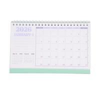 TOYANDONA Calendrier de Bureau Mensuel 2026 à Poser avec Support Pliable | Pages en Papier et Pvc, Reliure Double Fil, Sections Notes, pour Bureau, Planning et Rendez