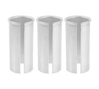 TOYANDONA Cales de tige de selle 3 pièces : Adaptateur de tube de selle de vélo, Manchon de réduction de tube de en alliage d'aluminium, Pièces de conversion métalliques pour vélos de route