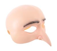 TOYANDONA Calotte de Postiche en Latex Beige Réutilisable pour Professionnel et Maison Hantée, Supportant Changements Rapides de Rôle, pour Acteurs et Fêtards