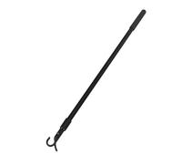 TOYANDONA Canne Télescopique en Alliage D’Aluminium Noir, Tige de Remplacement pour Store Vertical, Réglable et Lisse pour Rideaux, Ouverture Manuelle