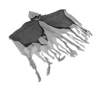 TOYANDONA Cape Halloween Faucheur à Capuche Grise Costume Grim Reaper Effrayant pour Cosplay et Décorations de Maison Hantée Moyenne