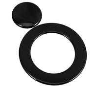 TOYANDONA Capuchon de Brûleur à Gaz en Fer pour Cuisinière Encastrée, Ensemble, Ajustement Précis et Entretien Minimal, Accessoires pour Brûleur de Cuisinière