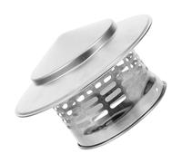 TOYANDONA Capuchon de Protection Acier Inoxydable pour Cheminée Chapeau Pluie Durable Couvercle Respirant pour Conduits de Toiture Installation Facile et Rapide Résistance Aux
