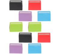 TOYANDONA Capuchons de Fader pour Table de Mixage 10 Pcs, Caoutchouc Solide, Trou Intérieur 4 Mm, Boutons de Fader Coulissants Noirs, Rouges, Violets, Bleus et Verts-blancs, Accessoires