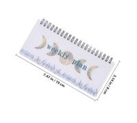 TOYANDONA Carnet de Planification Hebdomadaire Blanc en Papier, Agenda Multifonction Facile à Utiliser pour Étudiants, pour Organiser les Emplois du Temps Scolaires