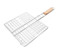 TOYANDONA Carrée Acier Inoxydable pour Poisson Pain Sandwich Griller Ustensiles Accessoires