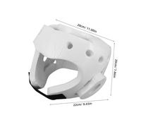 TOYANDONA Casque de Taekwondo XL PU pour Garçon Fille et Adultes Facial Darts Martiaux Casque de Boxe et Karaté pour Entraînement et Compétition
