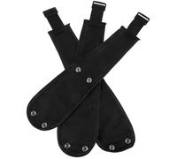 TOYANDONA Ceintures de Poussette Universelles pour Nourrisson, Sangles de Sécurité en Tissu Oxford Respirant, Protection Anti-salissure, Compatibles Poussettes, Kit de 3 Pièces