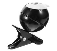 TOYANDONA Cendrier en Fer Décoratif Noir de Billard avec Pince, Construction Stable et Résistant à L'usure, pour Bureau ou Intérieur